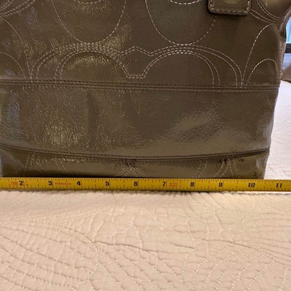 Gray Coach Tote - image 5